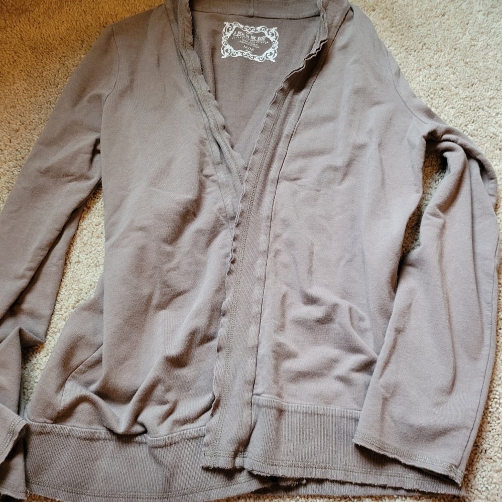 A pea in the pod brown cardigan Size Medium maternity sweater